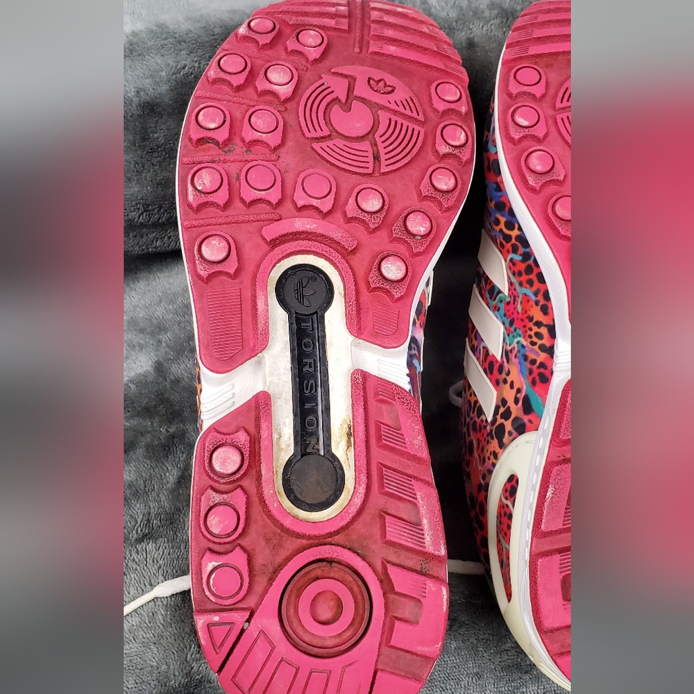 Adidas ZX Flux Torcion Pink multicolor Size 6 - Picture 11 of 13